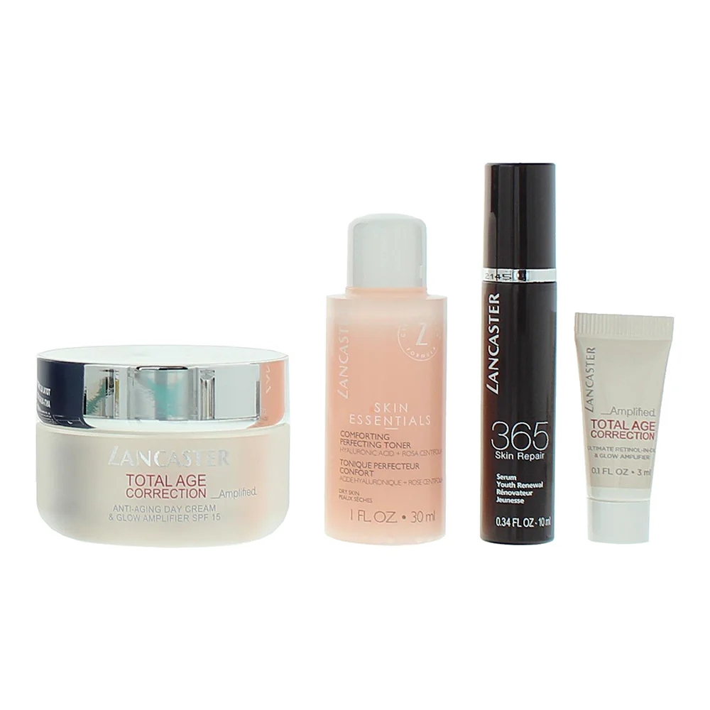Lancaster Total Age Correction _Amplified 4 Piece Gift Set: Toner 30ml - Anti-Wr - Image 3
