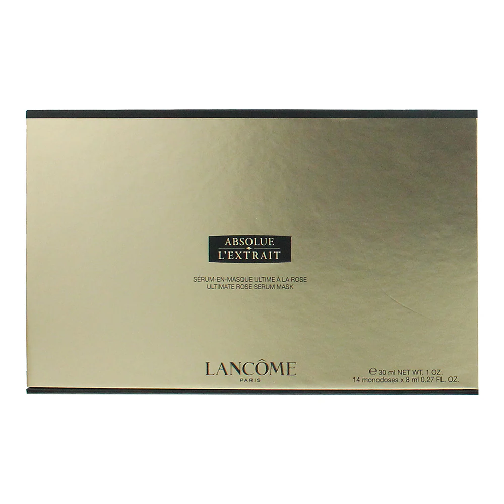 Lancôme Absolue L’Extrait Ultra Rose Serum Mask 30ml - 14 Monodoses x 8ml - Image 4