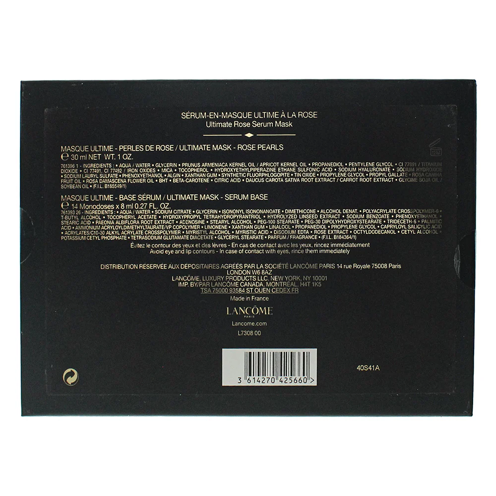 Lancôme Absolue L’Extrait Ultra Rose Serum Mask 30ml - 14 Monodoses x 8ml - Image 6