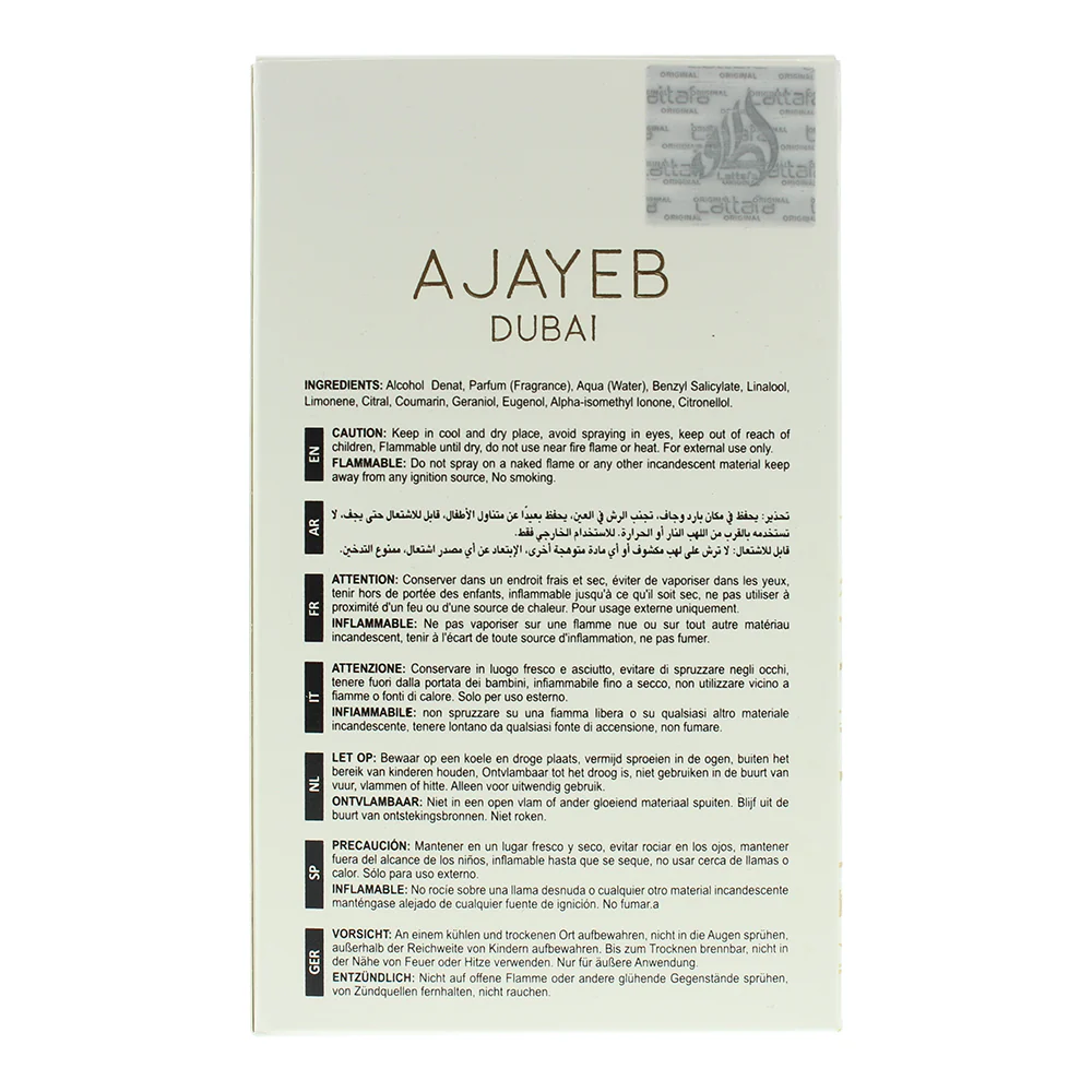 Lattafa Ajayeb Dubai Portrait Eau de Parfum 100ml - Image 6