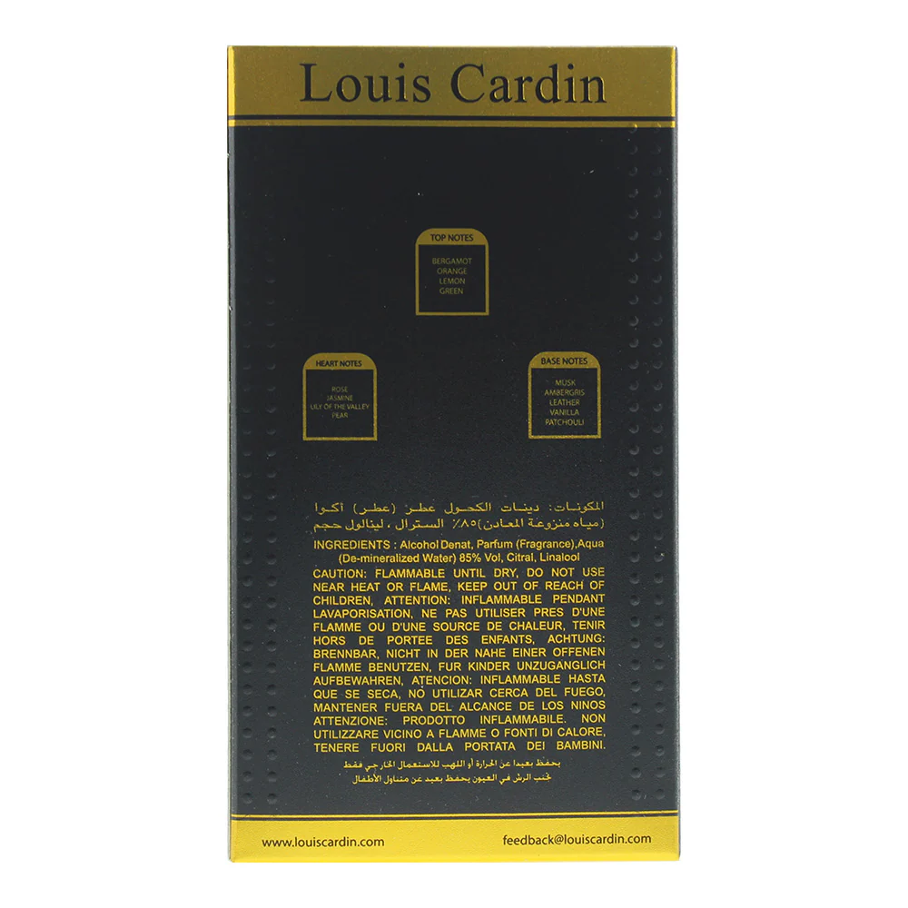 Louis Cardin Credible Noir Eau de Parfum 100ml - Image 6