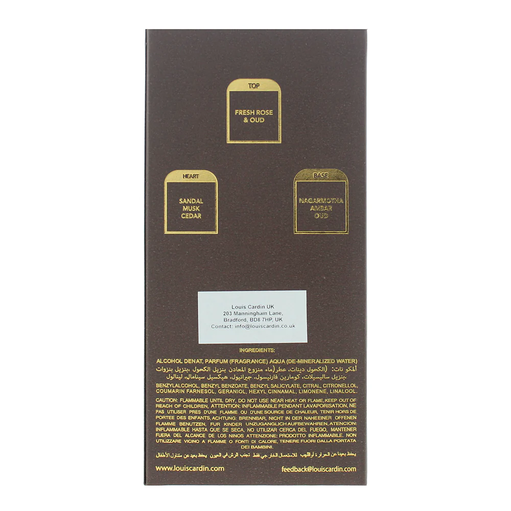 Louis Cardin Silk Oud Eau de Parfum 100ml - Image 5