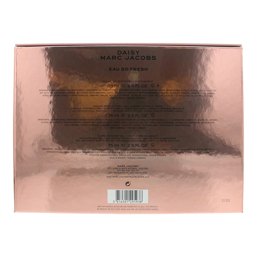 Marc Jacobs Daisy Eau De Toilette 3 Piece Gift Set: Eau De Toilette 75ml - Body Lotion 75ml - Shower Gel 75ml - Image 6