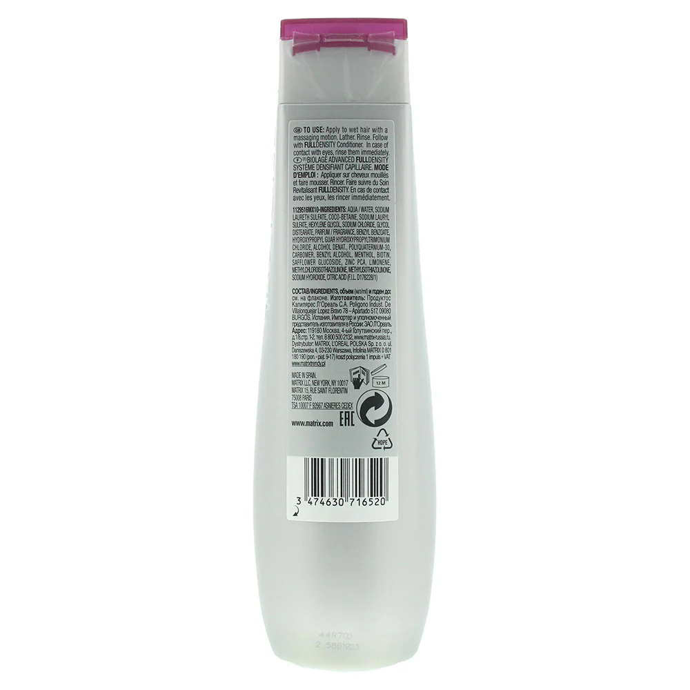 Matrix Full Density For Thin Hair Shampoo 250ml - Image 4