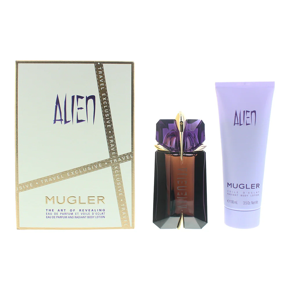 Mugler Alien 2 Piece Eau De Parfum 60ml -  Body Lotion 100ml - Image 2