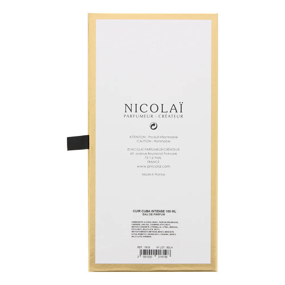 Nicolai Cuir Cuba Intense Eau de Parfum 100ml - Image 6
