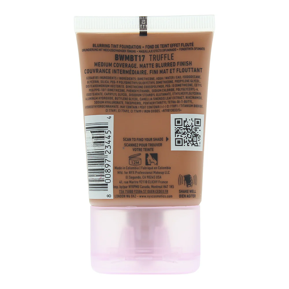 NYX Bare With Me Blur 17 Truffle Foundation 30ml - Image 2