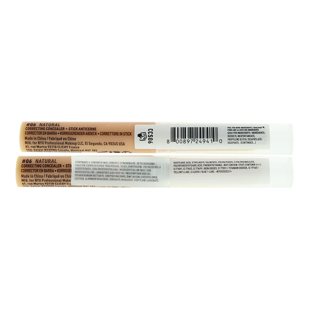 NYX Pro Fix Stick Correcting 06 Natural Concealer 1.6g - Image 2