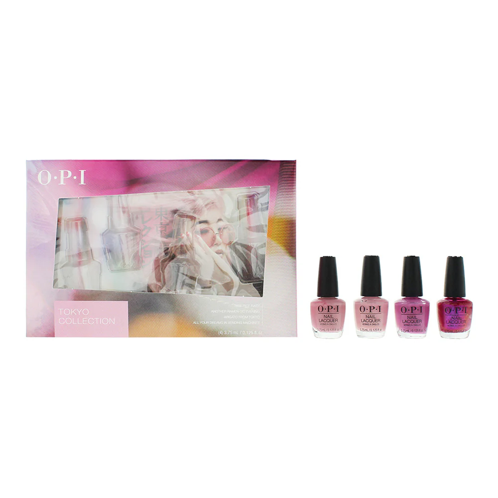 Opi Tokyo Collection Gift Set Nail Polish Mini 4 X 3.75ml - Image 2