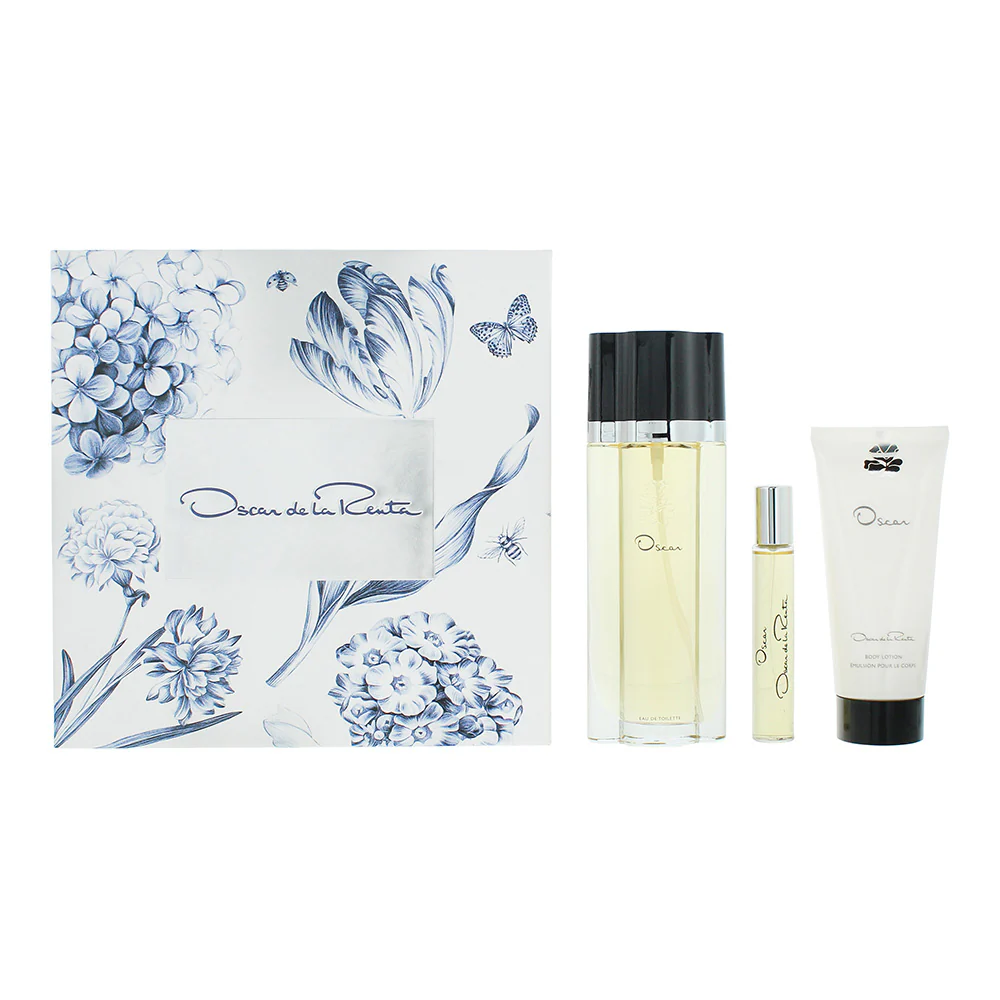 Oscar De La Renta Oscar 3 Piece Gift Set: Eau de Toilette 100ml - Eau de Toilett