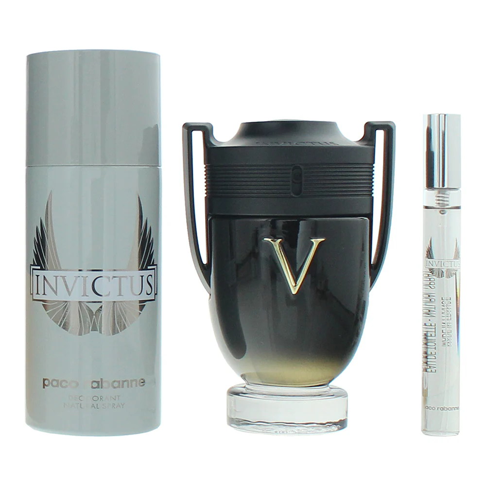 Paco Rabanne Invictus Victory 3 Piece Gift Set: Eau de Parfum 100ml - Eau de Par - Image 2