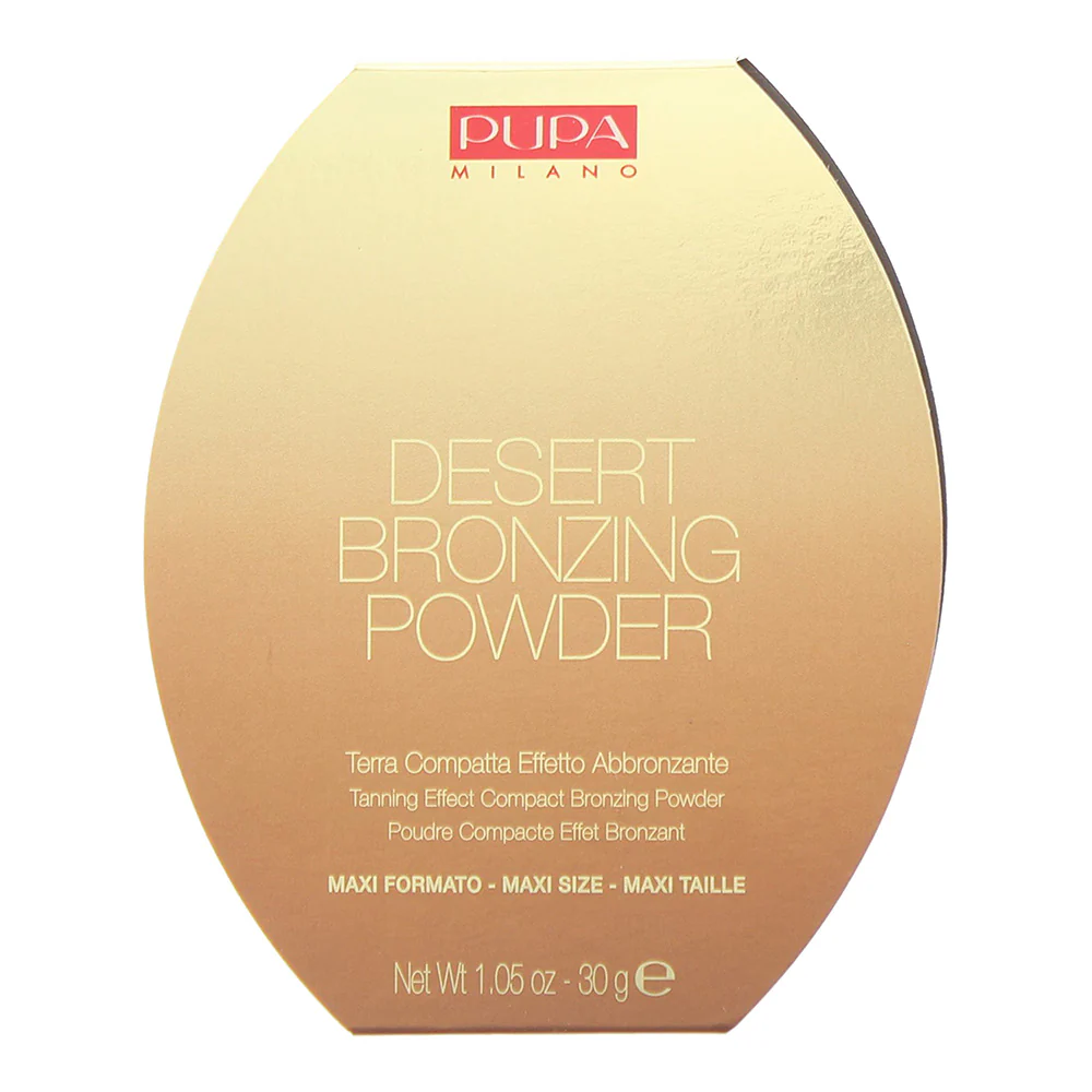 Pupa Desert Bronzing 02 Honey Gold Powder 30g Maxi Size - Image 3