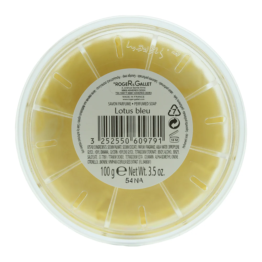 Roger & Gallet Blue Lotus Perfumed Soap 100g - Image 2