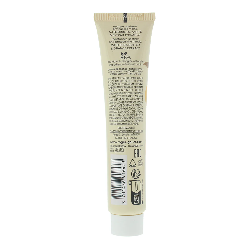 Roger & Gallet Bois D'orange Hand Cream 30ml - Image 2