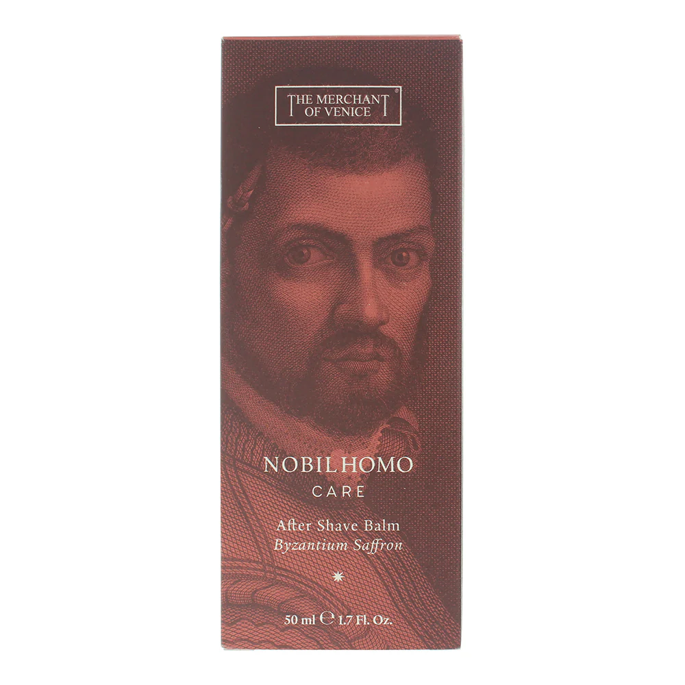 The Merchant Of Venice Nobil Homo Care Byzantium Saffron Aftershave Balm 50ml - Image 3