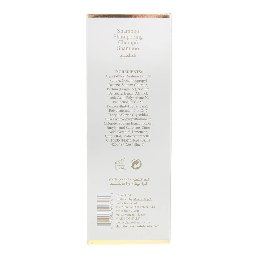 The Merchant of Venice Rosa Moceniga Shampoo 200ml - Image 5