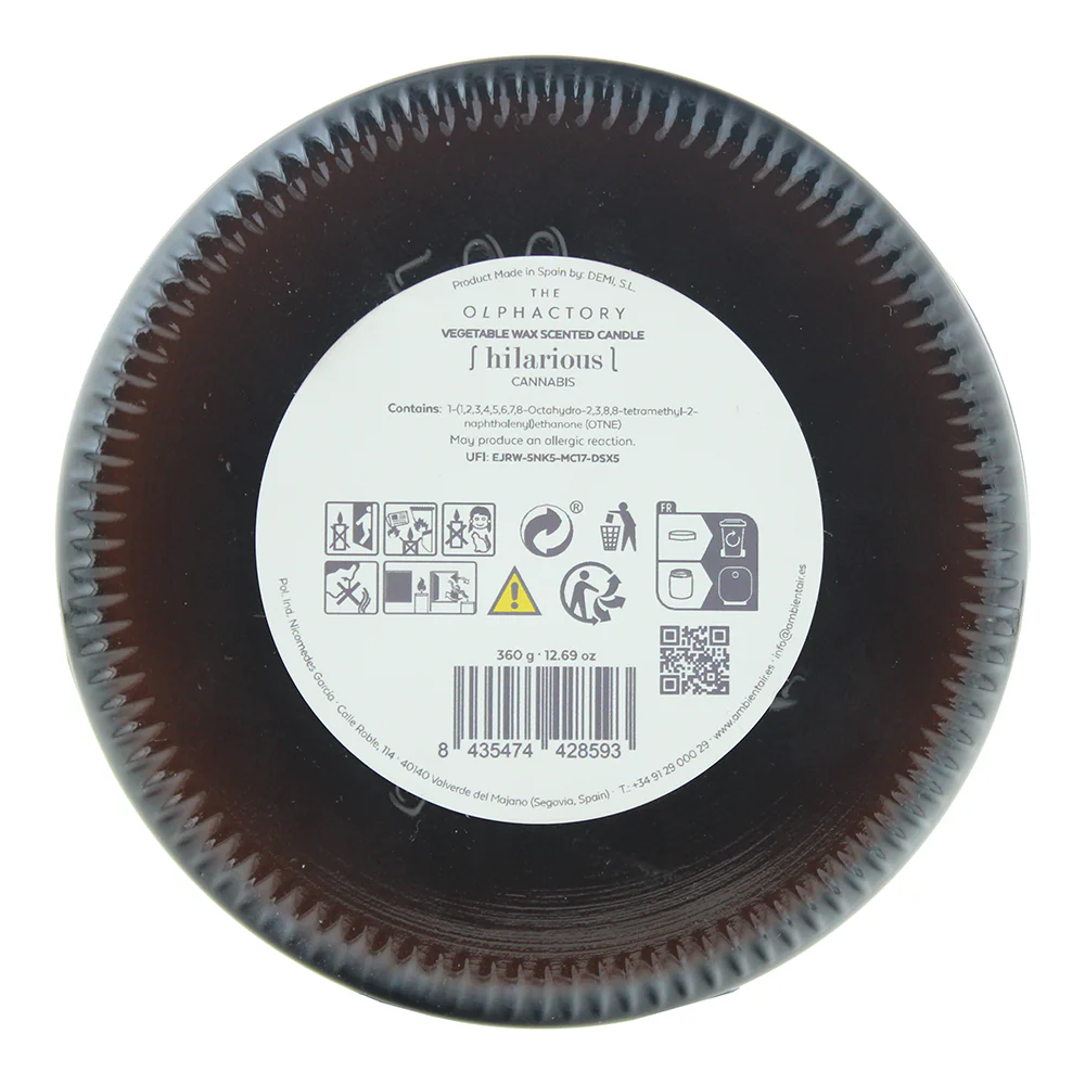 The Olphactory Hilarious Cannabis Scented Candle 360g - Image 2