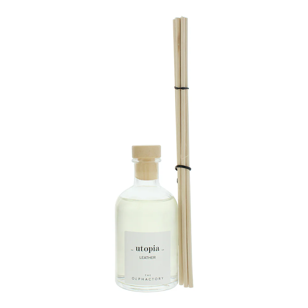 The Olphactory Utopia Leather Reed Diffuser 100ml - Image 2