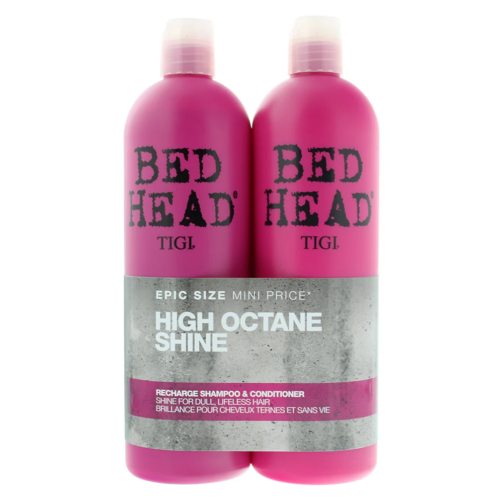 Tigi Bed Head Recharge High Octane Shine Duo Pack Shampoo & Conditioner 750ml