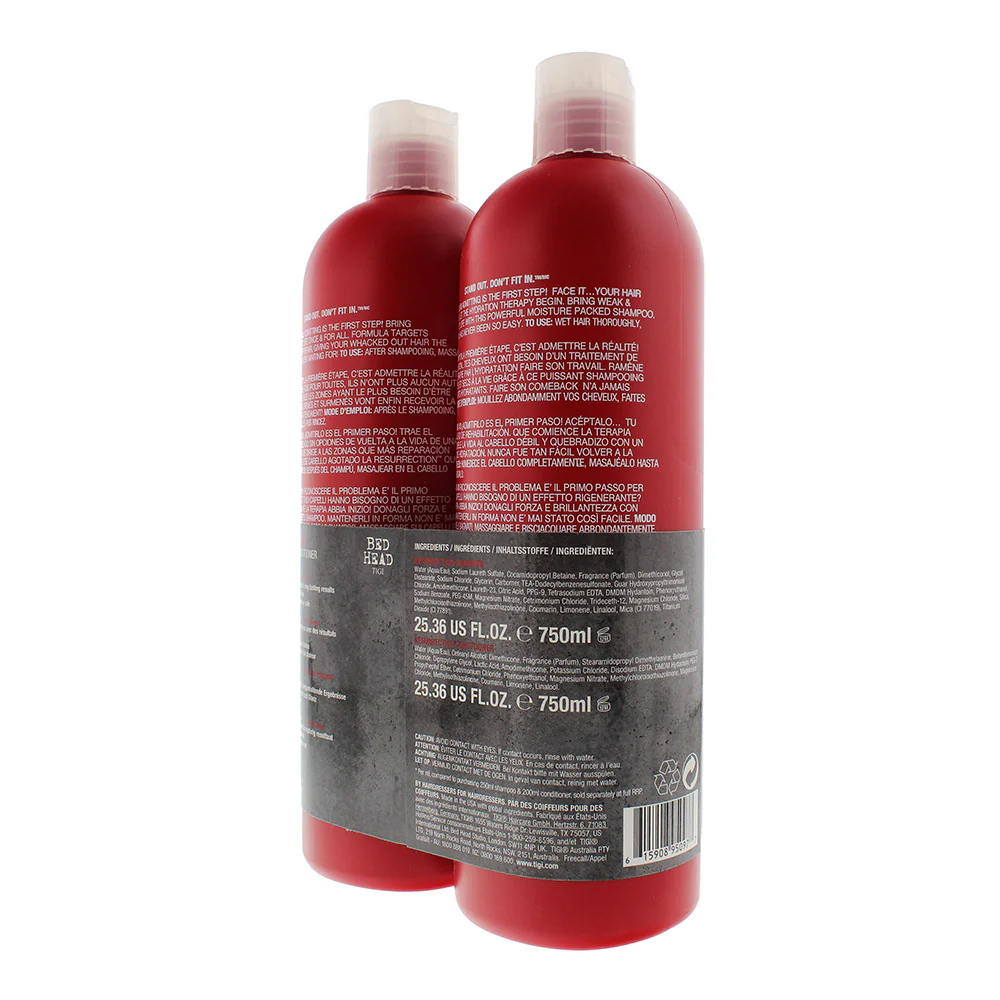 Tigi Bed Head Urban Antidotes Resurrection Duo Pack Shampoo & Conditioner 750ml - Image 2