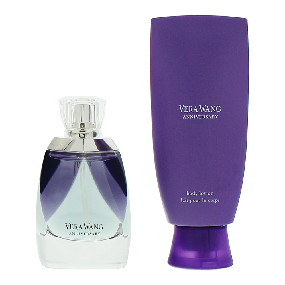 Vera Wang Anniversary Eau De Parfum 2 Piece Gift Set: Eau De Parfum 50ml - Body Lotion 100ml - Image 2