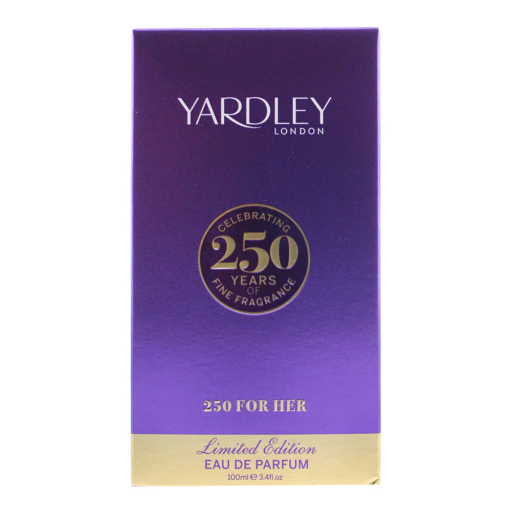 Yardley 250 For Her Limited Edition Eau De Parfum 100ml - Image 3